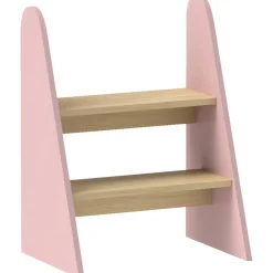 AIYAPLAY Homcom - Taburete Escalera infantil madera Rosa* Estilo De Vida