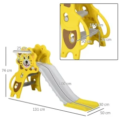 Homcom - Tobogán de interior León