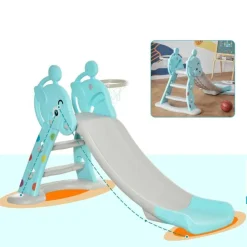 Homcom - Tobogán Infantil con Aro Baloncesto* Toboganes