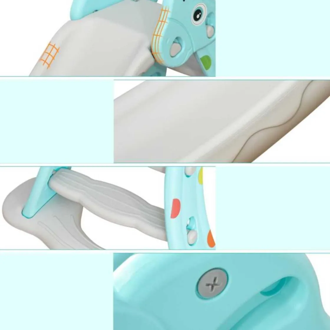 Homcom - Tobogán Infantil con Aro Baloncesto* Toboganes