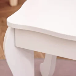 Homcom - Tocador de madera con taburete* Muñecas