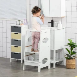 Homcom - Torre de aprendizaje de madera* Estilo De Vida