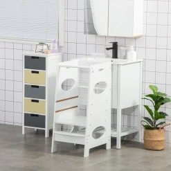 Homcom - Torre de aprendizaje de madera* Estilo De Vida