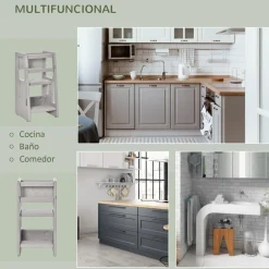 Homcom - Torre de aprendizaje Gris* Estilo De Vida