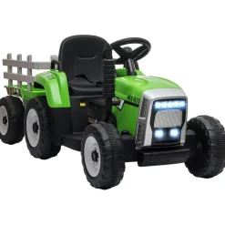 Homcom - Tractor elécrico Verde* Vehículos De Batería O A Pedales