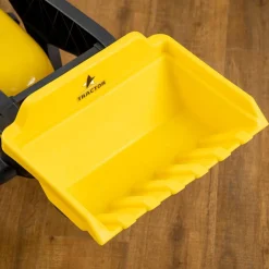 Homcom - Tractor excavadora a pedales con remolque amarillo* Vehículos De Batería O A Pedales