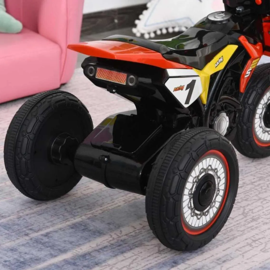 Homcom - Triciclo Moto de Montaña Infantil Rojo* Vehículos De Batería O A Pedales