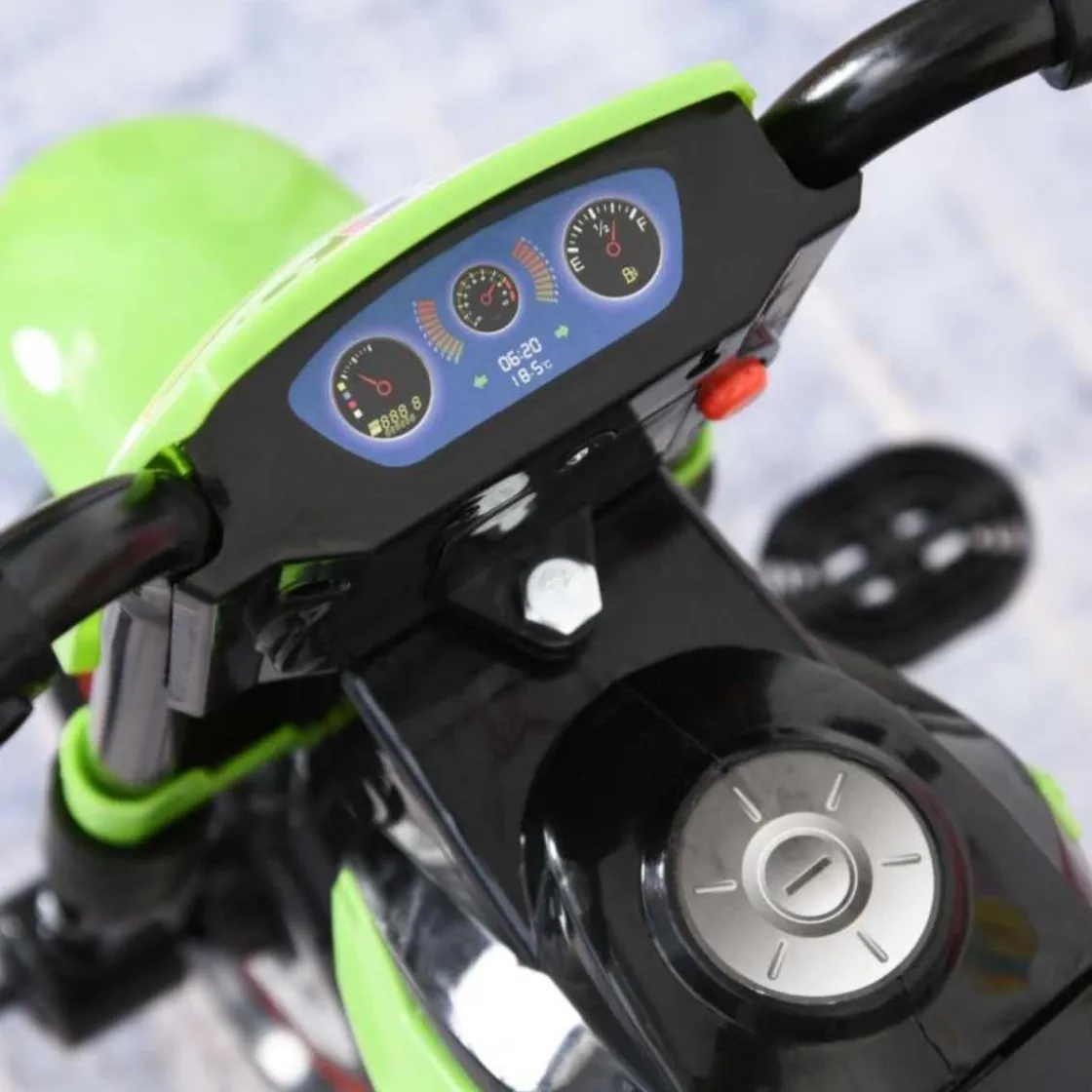 Homcom - Triciclo Moto de Montaña Infantil Verde* Vehículos De Batería O A Pedales