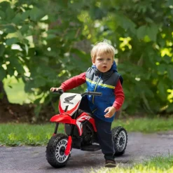 Homcom - Trimoto eléctrica infantil Honda* Vehículos De Batería O A Pedales