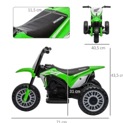 Homcom - Trimoto eléctrica Honda CRF450RL