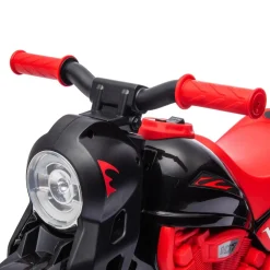 AIYAPLAY Homcom - Trimoto eléctrica batería 6 V con música y juegos Rojo