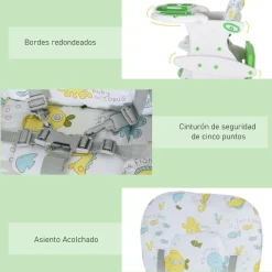 Homcom - Trona 3 en 1 verde* Tronas·Tronas Bebe