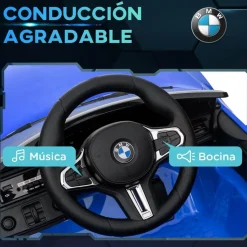 AIYAPLAY Homcom - Vehículo batería infantil BMW M4 Azul* Vehículos De Batería O A Pedales