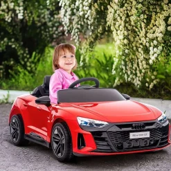 Homcom - Vehículo batería infantil Audi con mando a distancia