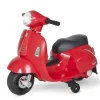 Homcom - Vespa roja Vehículo de batería