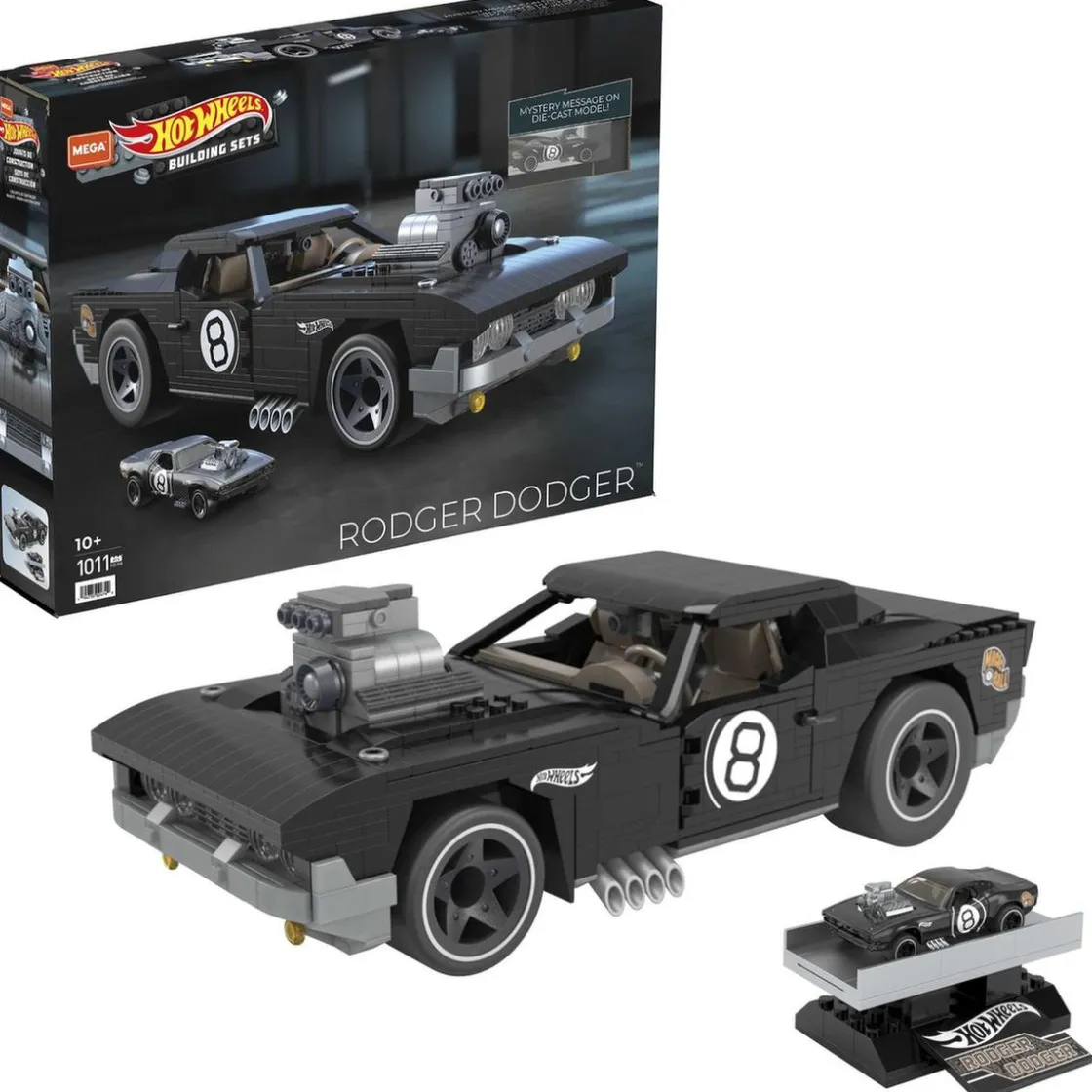 MATTEL Hot Wheels - Conjunto construcción Coche de Carreras Hot Wheels ㅤ