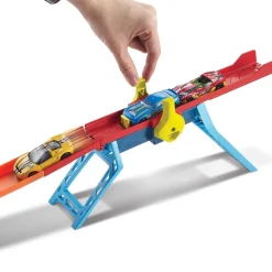 MATTEL Hot Wheels - Hot Wheels Track Builder Unlimited con 20 pies de pista y vehículo de juguete ㅤ