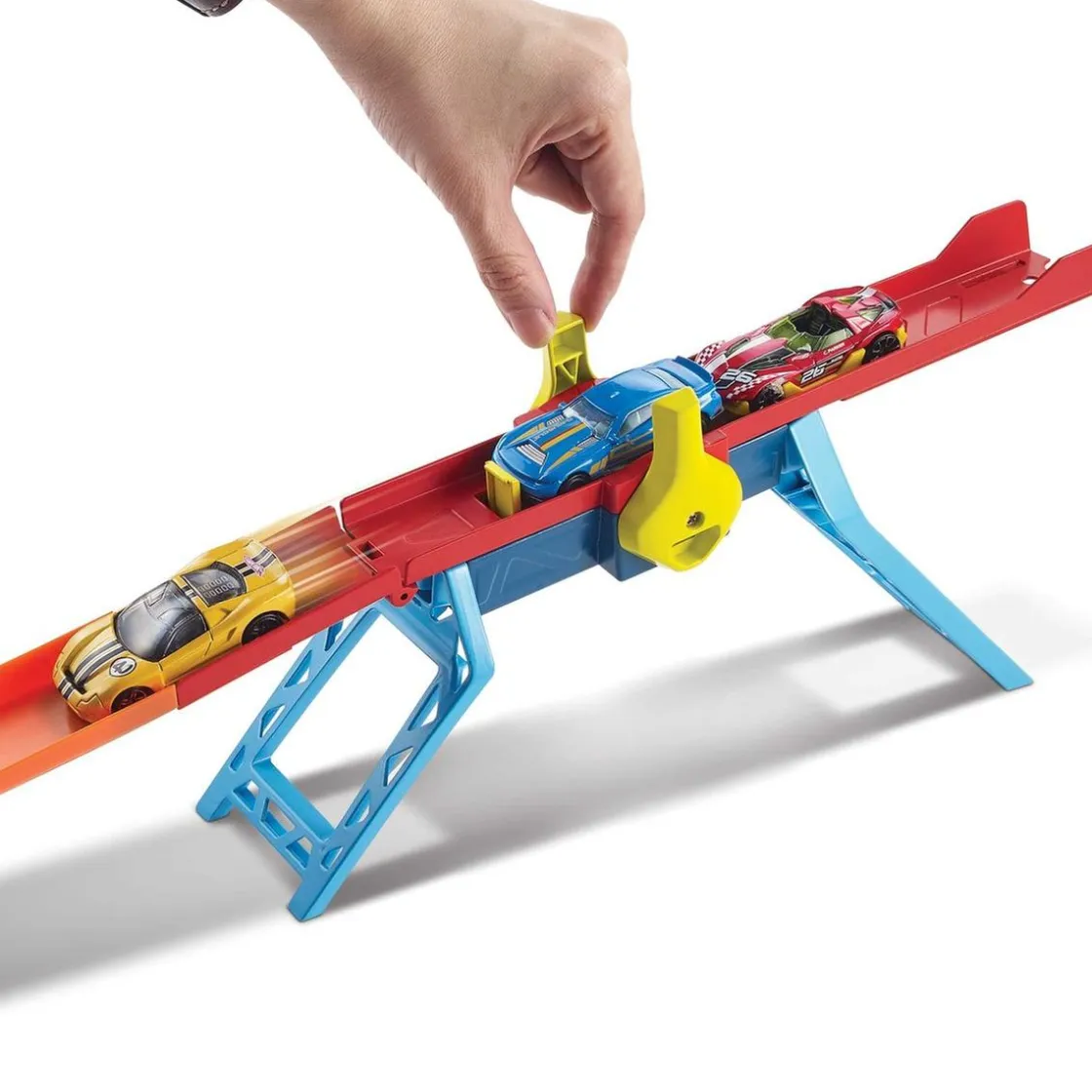 MATTEL Hot Wheels - Hot Wheels Track Builder Unlimited con 20 pies de pista y vehículo de juguete ㅤ