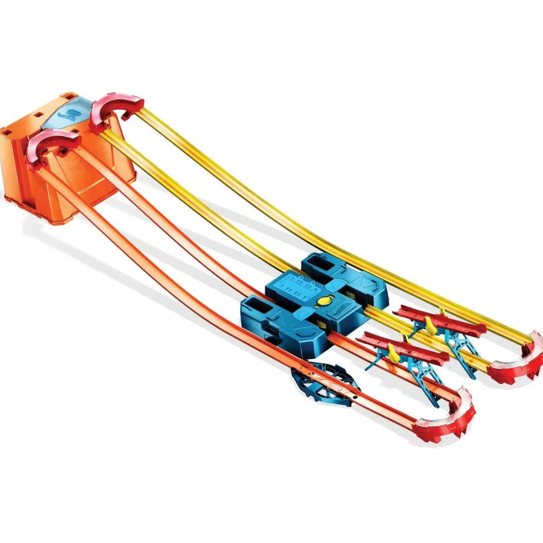 MATTEL Hot Wheels - Hot Wheels Track Builder Unlimited con 20 pies de pista y vehículo de juguete ㅤ