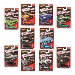 MATTEL Hot Wheels - Hot Wheels Vehículo de Juguete rápido y furioso surtido (Varios modelos) HNR88