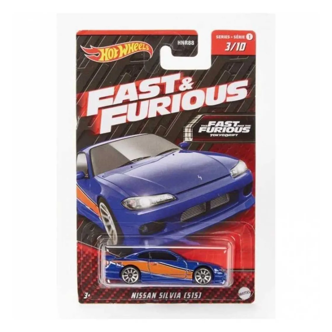 MATTEL Hot Wheels - Hot Wheels Vehículo de Juguete rápido y furioso surtido (Varios modelos) HNR88