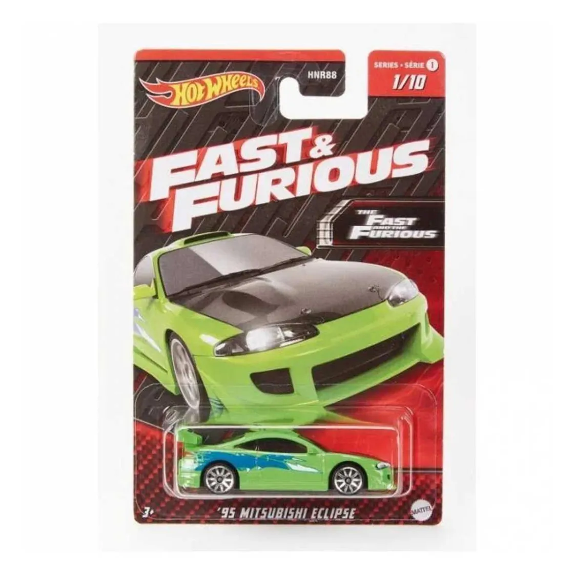 MATTEL Hot Wheels - Hot Wheels Vehículo de Juguete rápido y furioso surtido (Varios modelos) HNR88