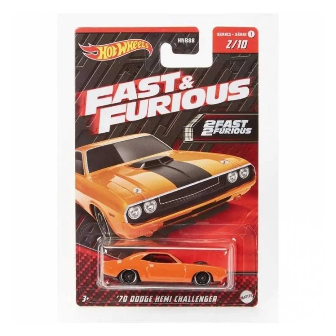 MATTEL Hot Wheels - Hot Wheels Vehículo de Juguete rápido y furioso surtido (Varios modelos) HNR88