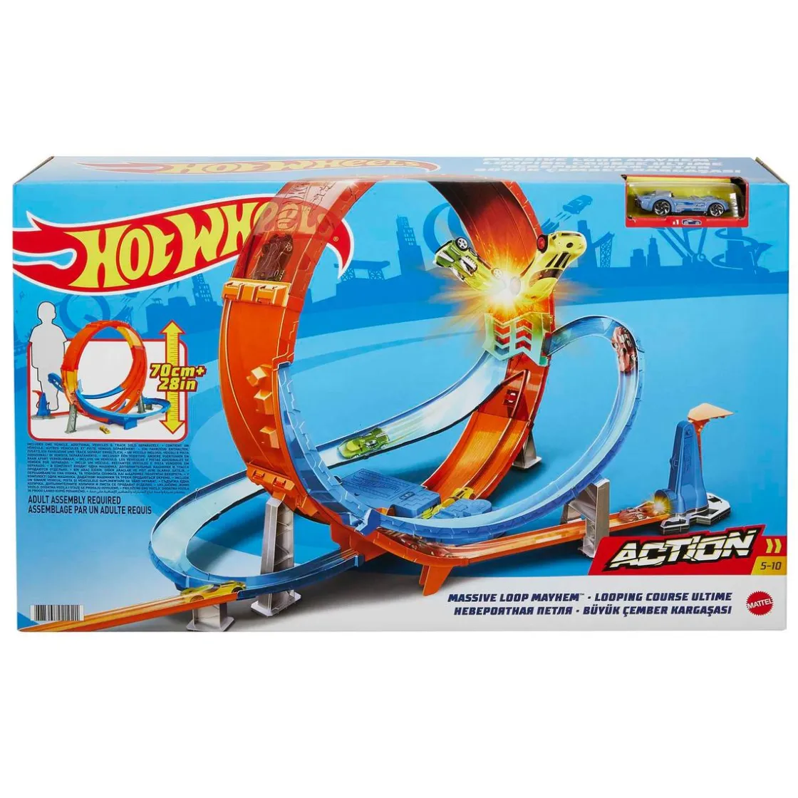 MATTEL Hot Wheels - Looping caos masivo
