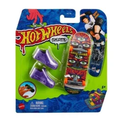 MATTEL Hot Wheels - Monopatín de juguete con zapatillas para dedos, modelos surtidos (Varios modelos) ㅤ