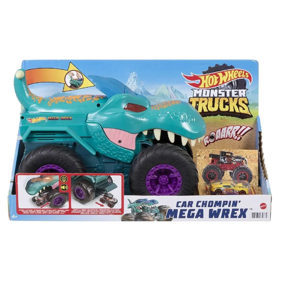 MATTEL Hot Wheels - Monster Truck Mega Wrex* Vehículos Y Circuitos