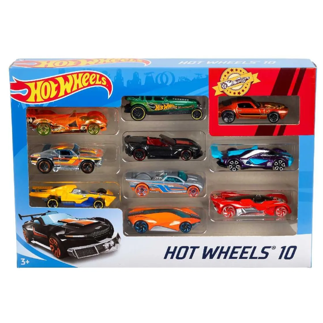 MATTEL Hot Wheels - Pack 10 Vehículos (varios modelos)* Vehículos Y Circuitos