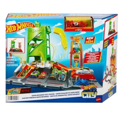 MATTEL Hot Wheels - Pista Carreras Urbanas Estación de Recarga ㅤ* Vehículos Y Circuitos