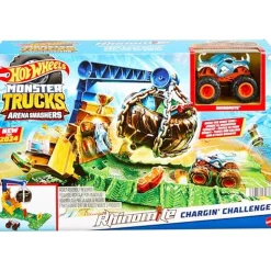 MATTEL Hot Wheels - Pista de Acrobacias Monster Trucks ㅤ