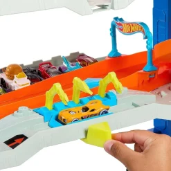 MATTEL Hot Wheels - Pista de coches de juguete con garaje definitivo y dragón, 4 niveles, incluye 2 vehículos ㅤ* Vehículos Y Circuitos