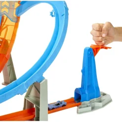 MATTEL Hot Wheels - Pista de coches Looping Caos con 1 vehículo Die-cast incluido ㅤ