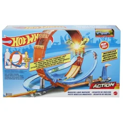 MATTEL Hot Wheels - Pista de coches Looping Caos con 1 vehículo Die-cast incluido ㅤ