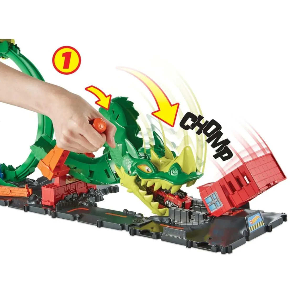 MATTEL Hot Wheels - Pista dragón furioso en la ciudad* Vehículos Y Circuitos