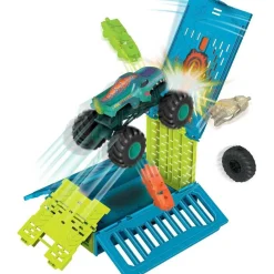 MATTEL Hot Wheels - Vehículo Hot Wheels Monster Truck 1:24 con jaula de choque gigante* Vehículos Y Circuitos
