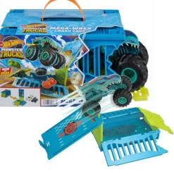 MATTEL Hot Wheels - Vehículo Hot Wheels Monster Truck 1:24 con jaula de choque gigante* Vehículos Y Circuitos