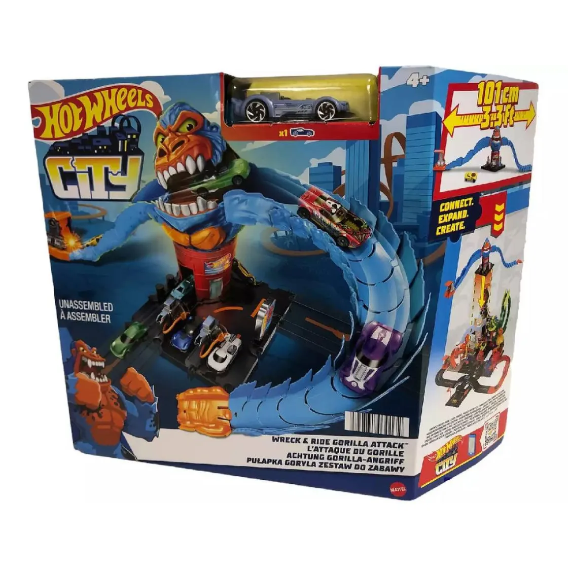 MATTEL Hot Wheels City - Ataque del gorila* Vehículos Y Circuitos