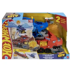 HOT WHEELS City - Dragón Transportador con Ataque Doble* Vehículos Y Circuitos