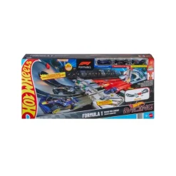 MATTEL Hot Wheels Racing F1 Motorizada + 3 coches* Vehículos Y Circuitos