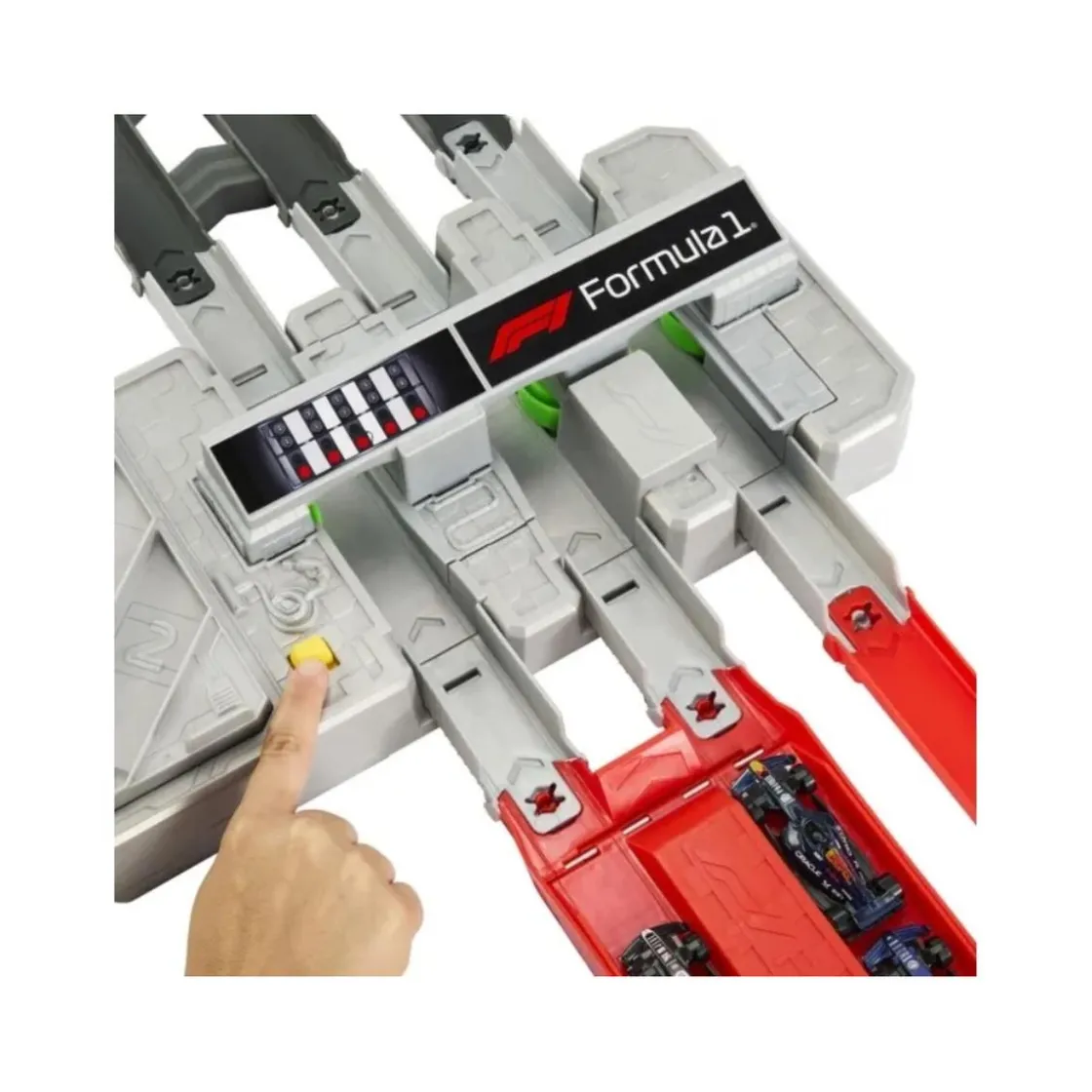 MATTEL Hot Wheels Racing F1 Motorizada + 3 coches* Vehículos Y Circuitos