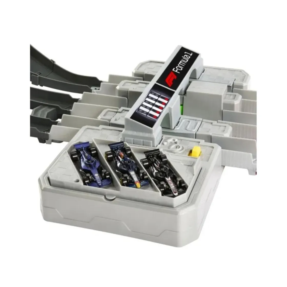 MATTEL Hot Wheels Racing F1 Motorizada + 3 coches* Vehículos Y Circuitos