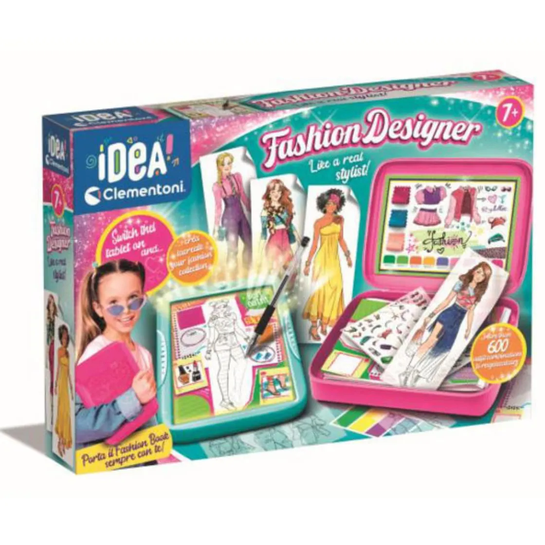 CLEMENTONI Idea Fashion Designer - kit de diseñador de moda