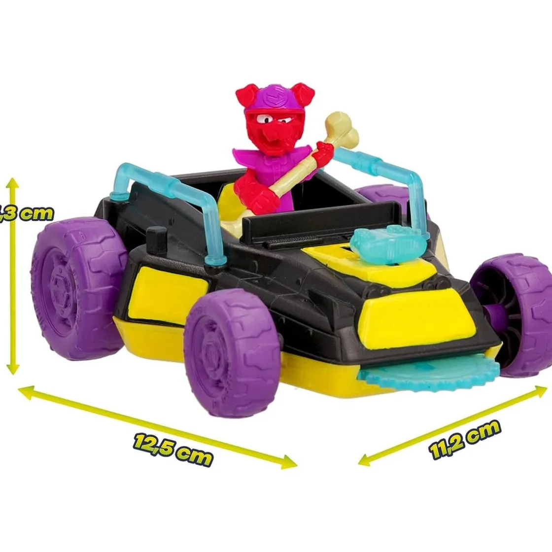 VALUVIC IMC Toys - Vehiculo con funciones y figura incluida Dark Blade ㅤ* Figuras De Acción