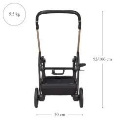 INGLESINA - Trio system4 Electa Darwin - Color Battery beige + Chasis Iridio black