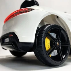 INJUSA - Porsche Taycan 12V Blanco* Vehículos De Batería O A Pedales