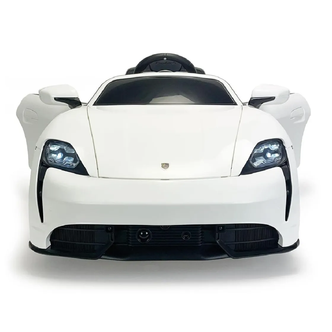 INJUSA - Porsche Taycan 12V Blanco* Vehículos De Batería O A Pedales