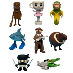 BIZAK Italian Brainrot - Pack de 8 Figuras* Figuras De Acción